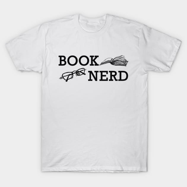 Book Nerd T-Shirt by KC Happy Shop